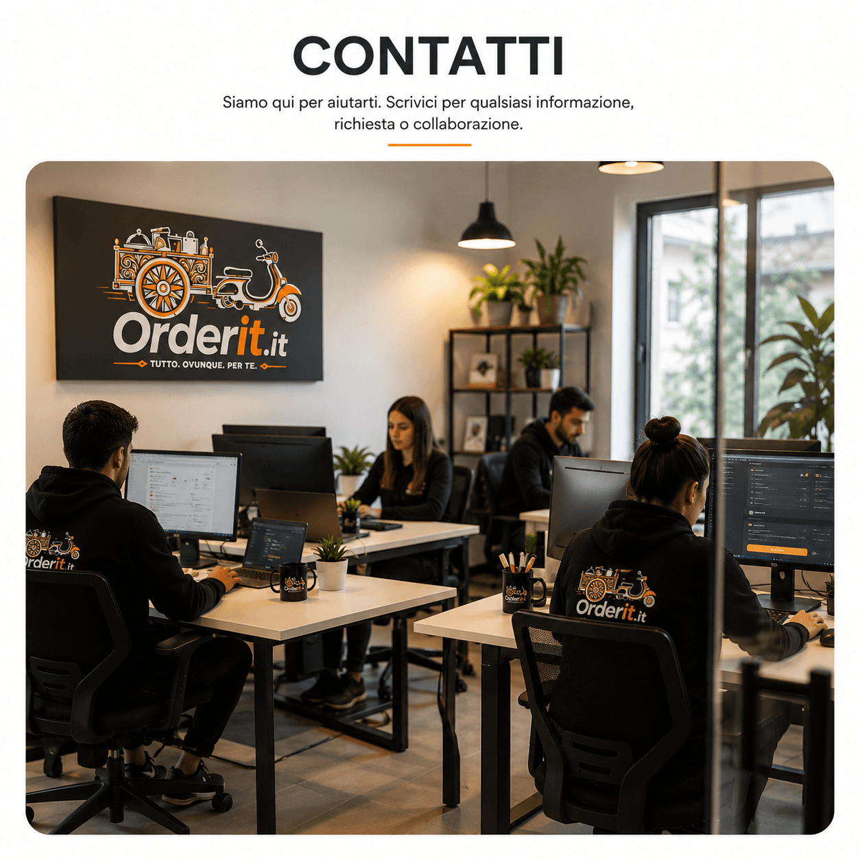 Parla con Orderit.