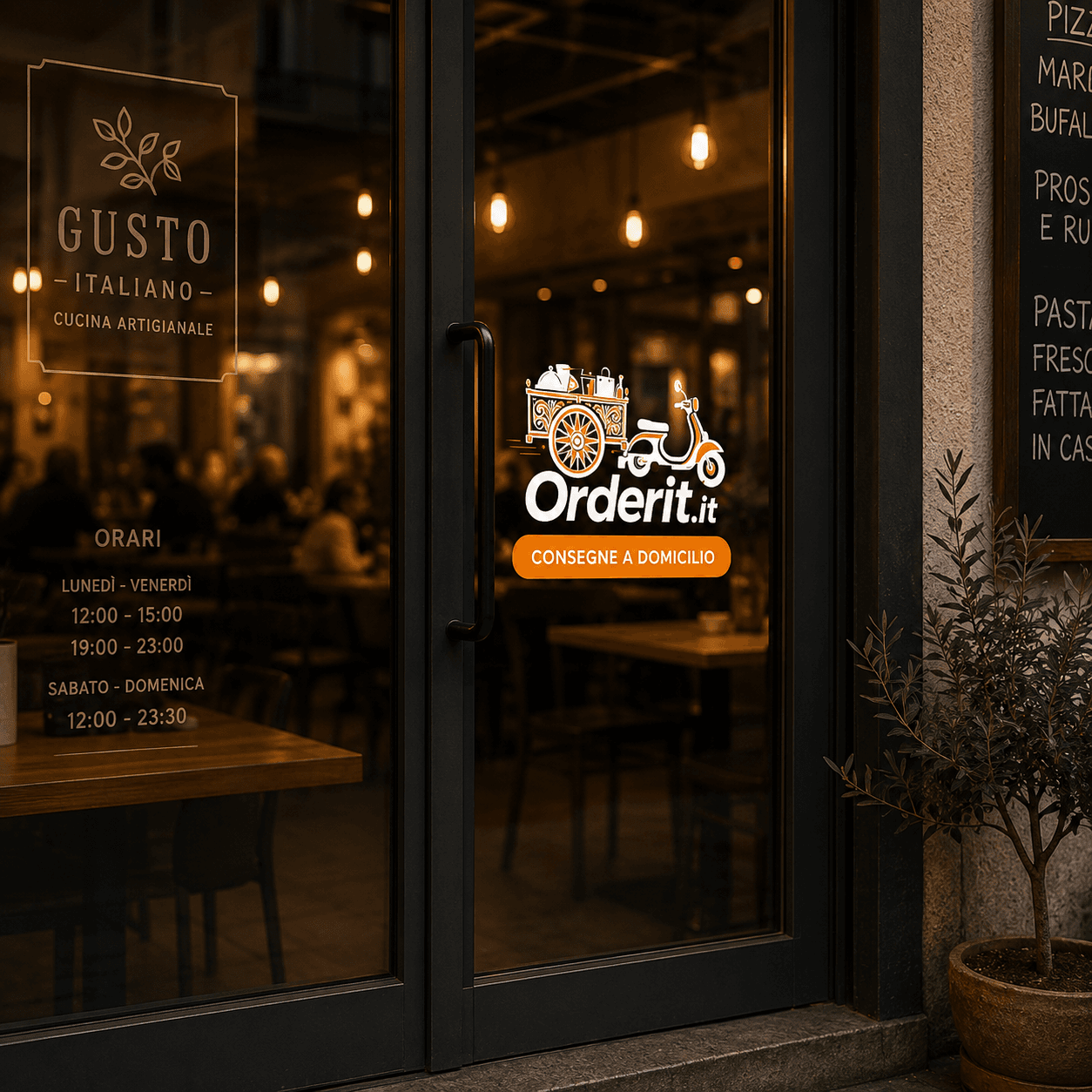 Fai crescere il tuo locale con Orderit.